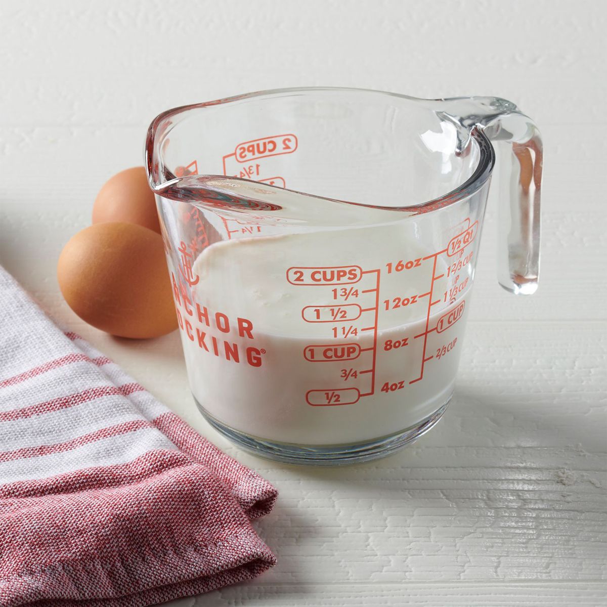 CRATE & BARREL - Taza Medidora Anchor 2Cup