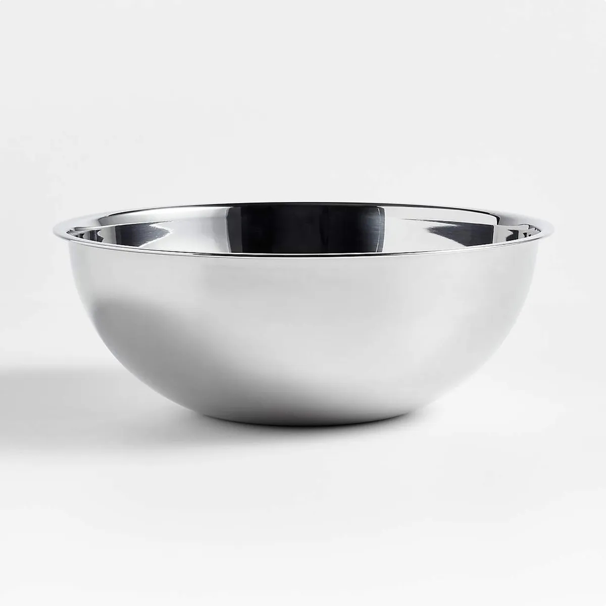 CRATE & BARREL - Bowl de Restaurante de Acero Inoxidable 10qt