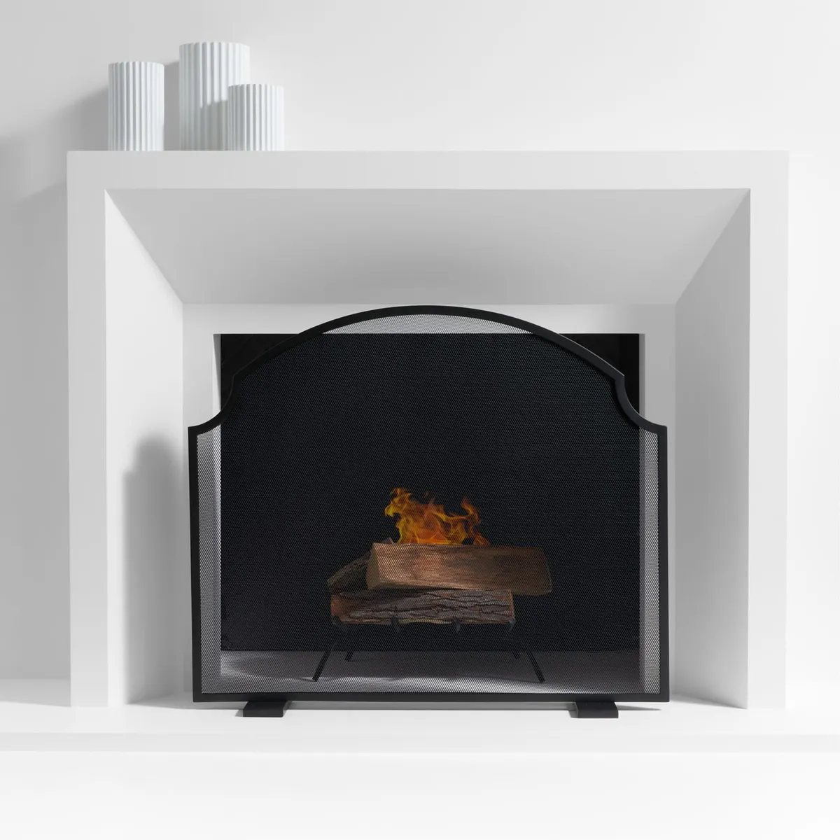 CRATE & BARREL - Pantalla para Chimenea Emmy