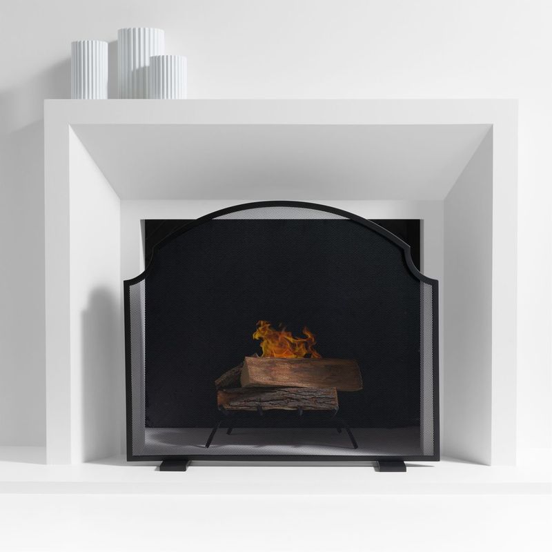 CRATE & BARREL - Pantalla para Chimenea Emmy