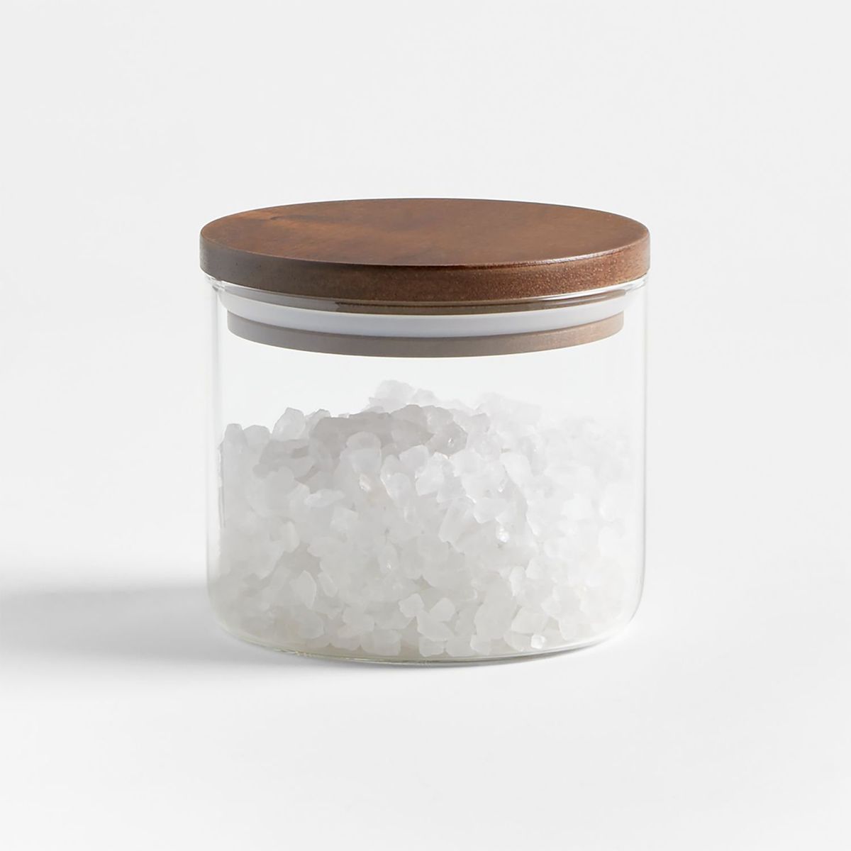CRATE & BARREL - Canister con Tapa de Madera