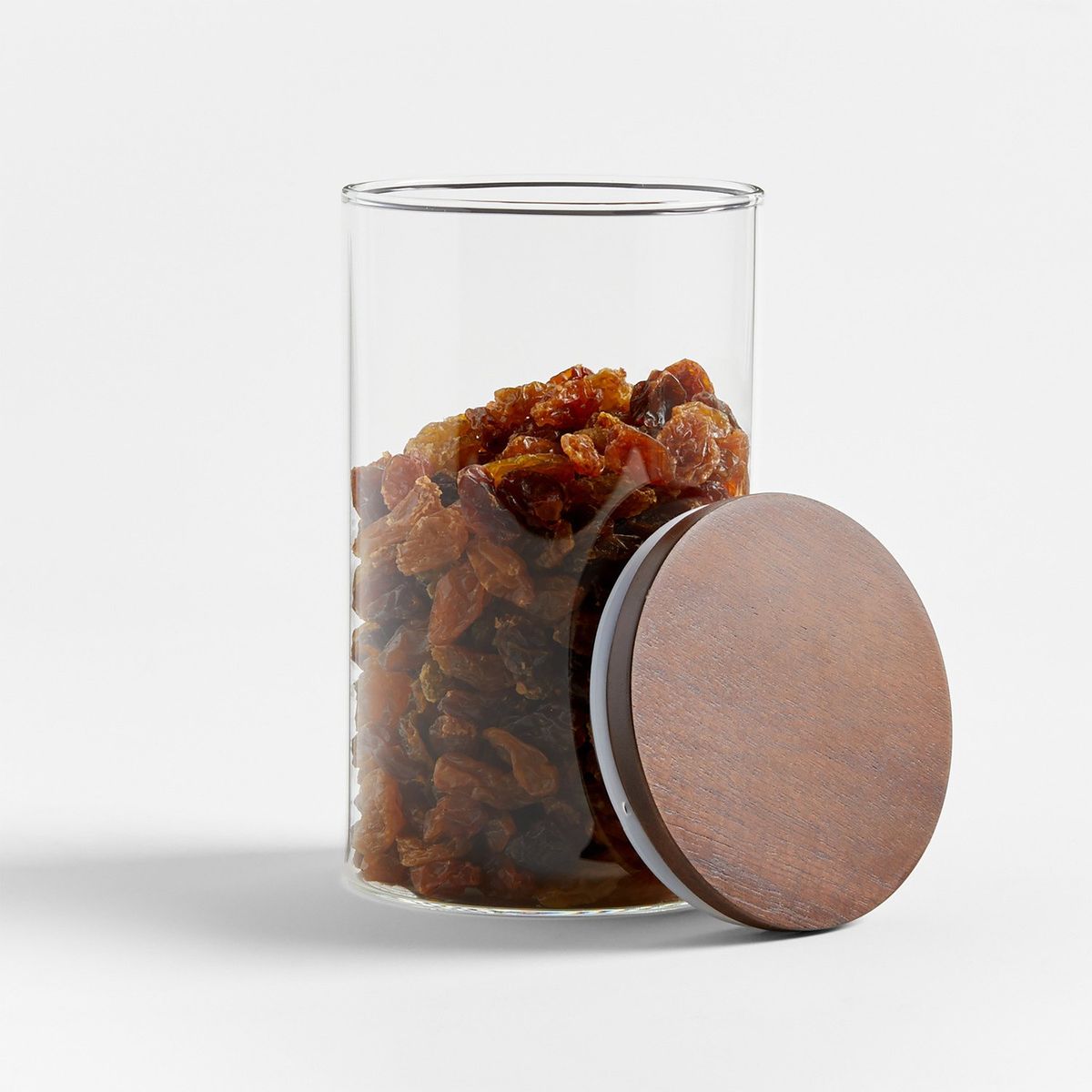 CRATE & BARREL - Canister con Tapa de Madera