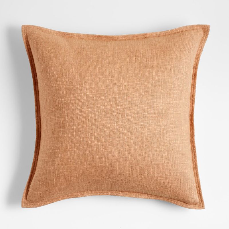 CRATE & BARREL - Funda de Cojín de Lino Orgánico 51x51cm