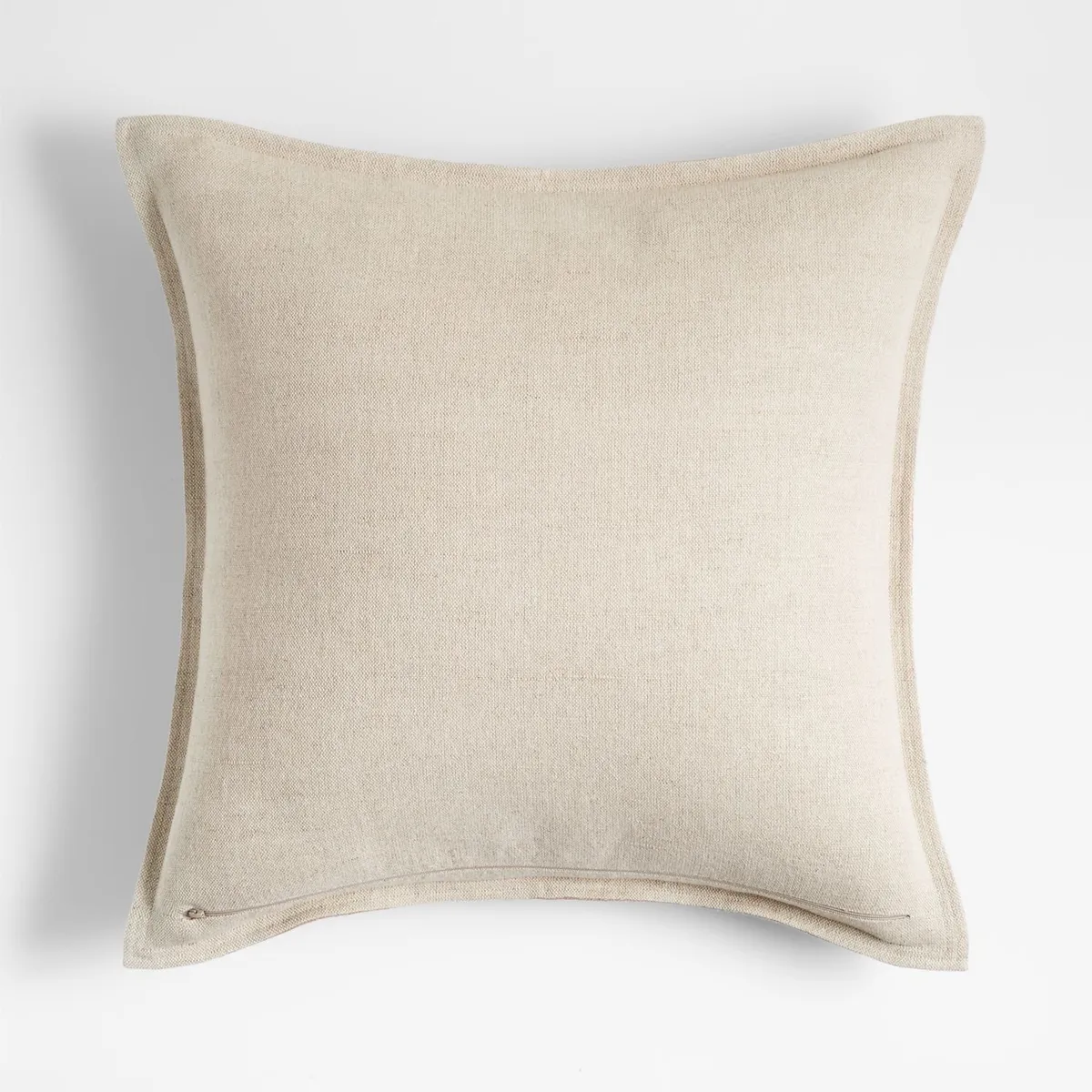 CRATE & BARREL - Funda de Cojín de Lino Orgánico 51x51cm