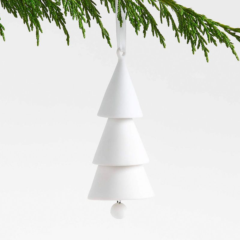 CRATE & BARREL - Adorno para Árbol de Navidad de Porcelana