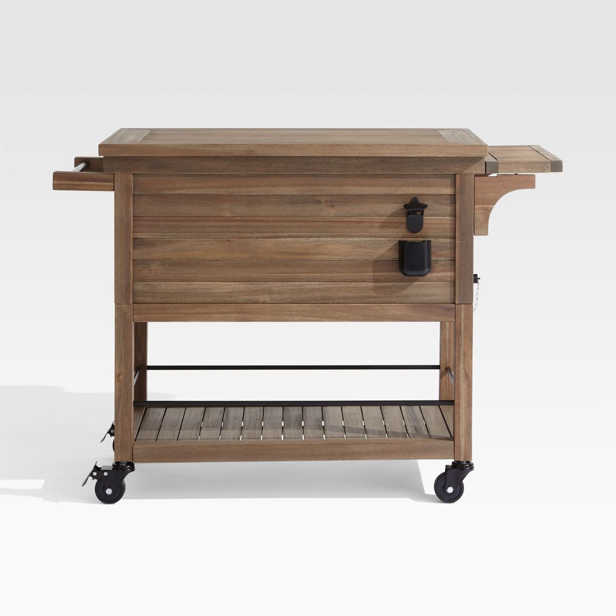 CRATE & BARREL - Carro de Bar Abaco con Hielera