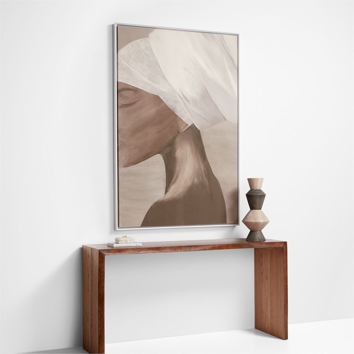 CRATE & BARREL - Cuadro de Lienzo Enmarcado Maya 154x104cm