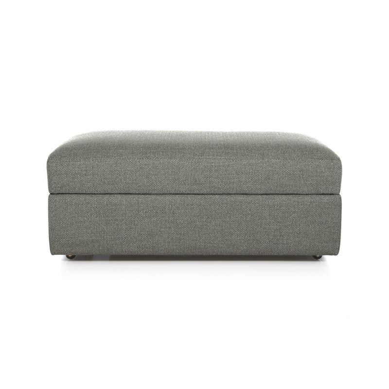CRATE & BARREL - Otomán con Almacenamiento y Rueditas Lounge II