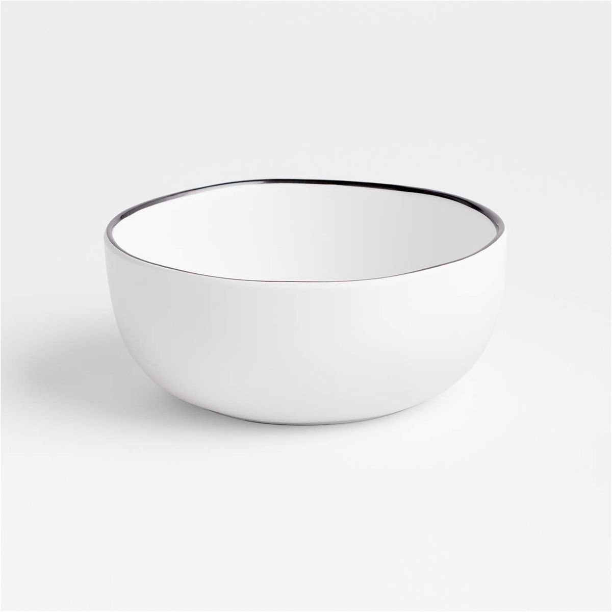 CRATE & BARREL - Bowl de Melamina Range White (por Leanne Ford)