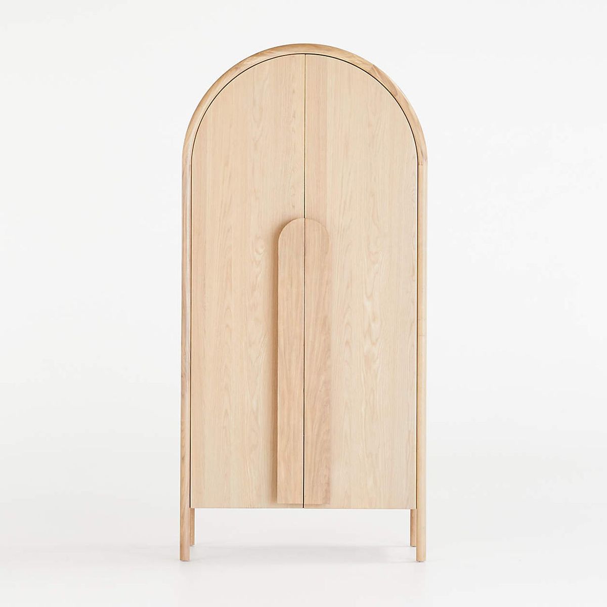 CRATE & BARREL - Estante Annie de Madera Natural con 2 Puertas