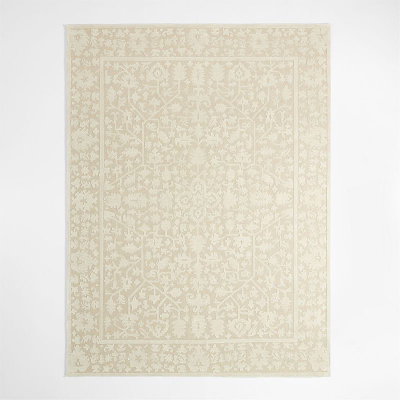 CRATE & BARREL - Alfombra Avalon De Lana 183x274cm