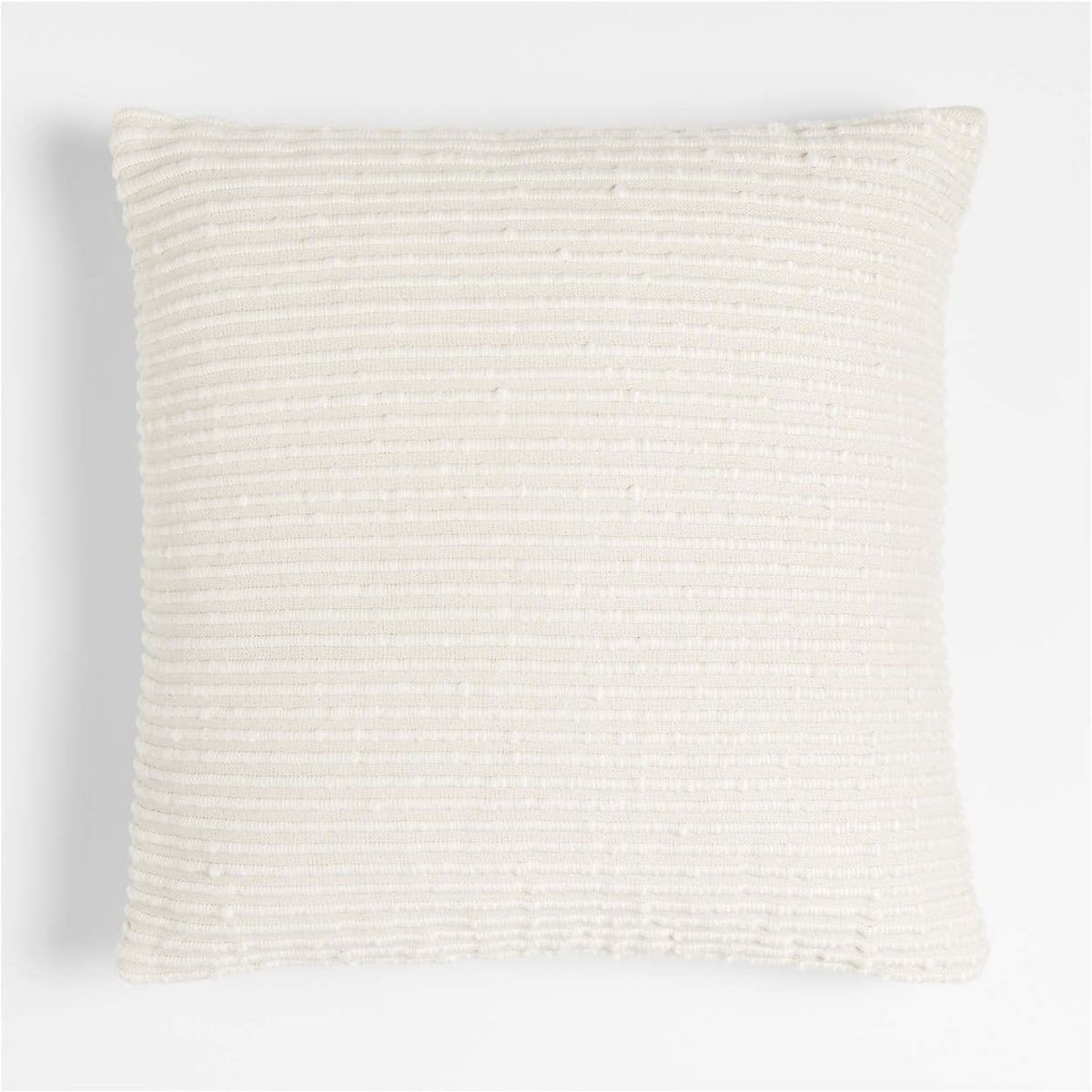 CRATE & BARREL - Cojín para Exteriores Chords Mudcloth Cream 58x58cm