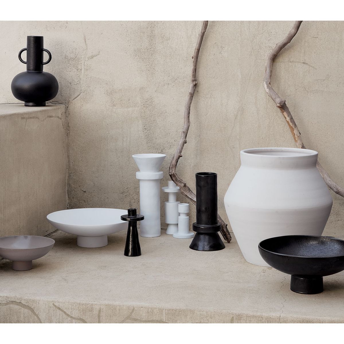 CRATE & BARREL - Bowl Riki Negro