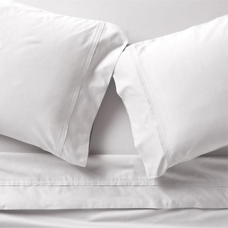 CRATE & BARREL - Juego De Sábanas Sateen Queen