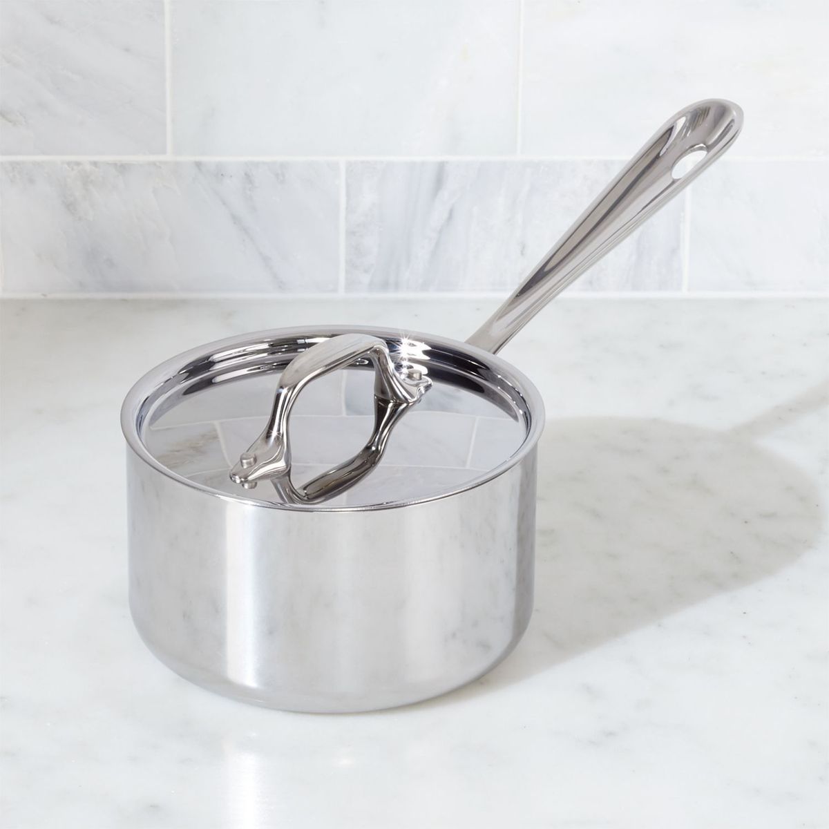 CRATE & BARREL - Cacerola de Acero Inoxidable 1.5qt ALL-CLAD