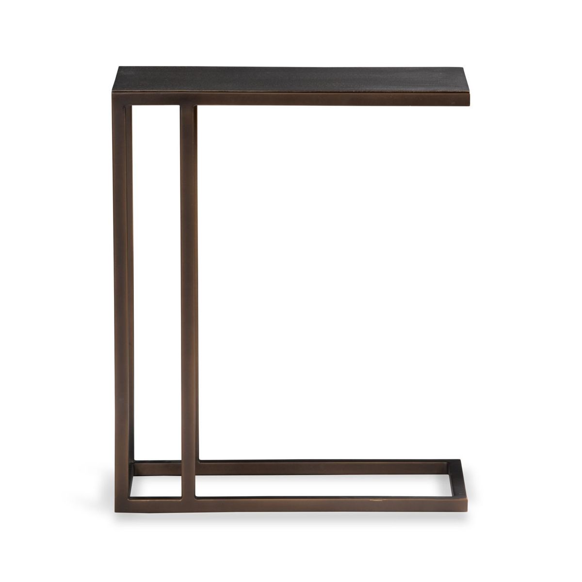 CRATE & BARREL - Mesa Auxiliar Echelon C de Hierro