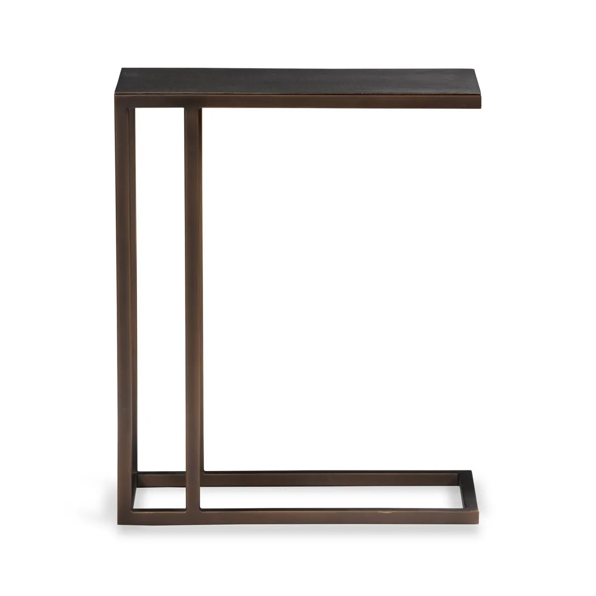 CRATE & BARREL - Mesa Auxiliar Echelon C de Hierro