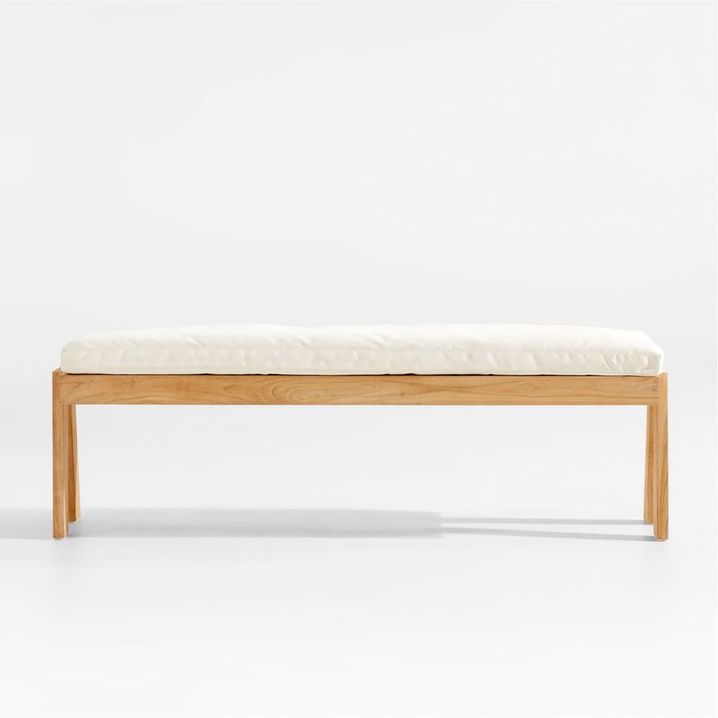 CRATE & BARREL - Banco de Comedor para Exteriores Jeannie