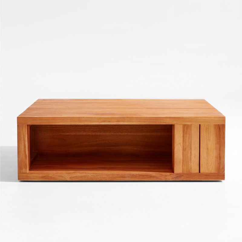CRATE & BARREL - Mesa de Centro para Exteriores Shinola