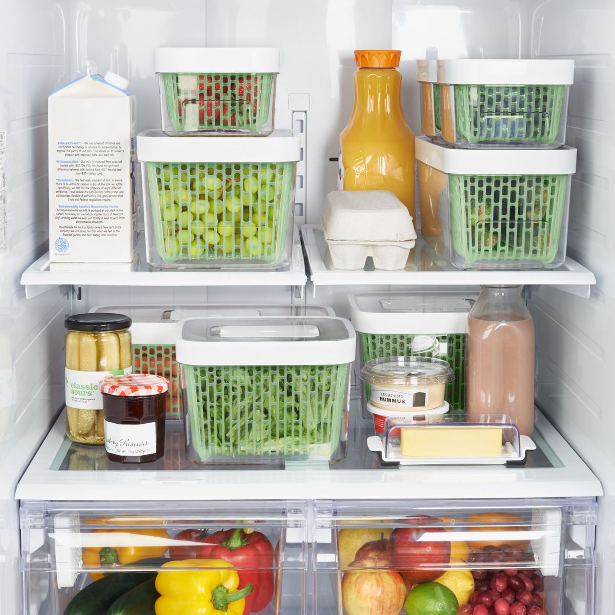 CRATE & BARREL - Contenedor Greensaver Mediano OXO 4.3qt