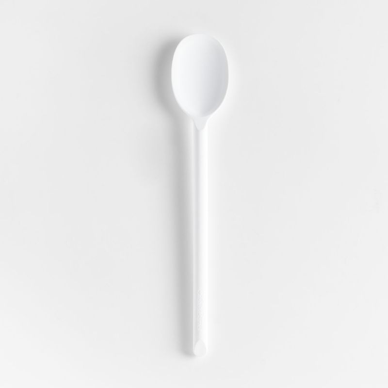 CRATE & BARREL - Cuchara de Silicona Blanca