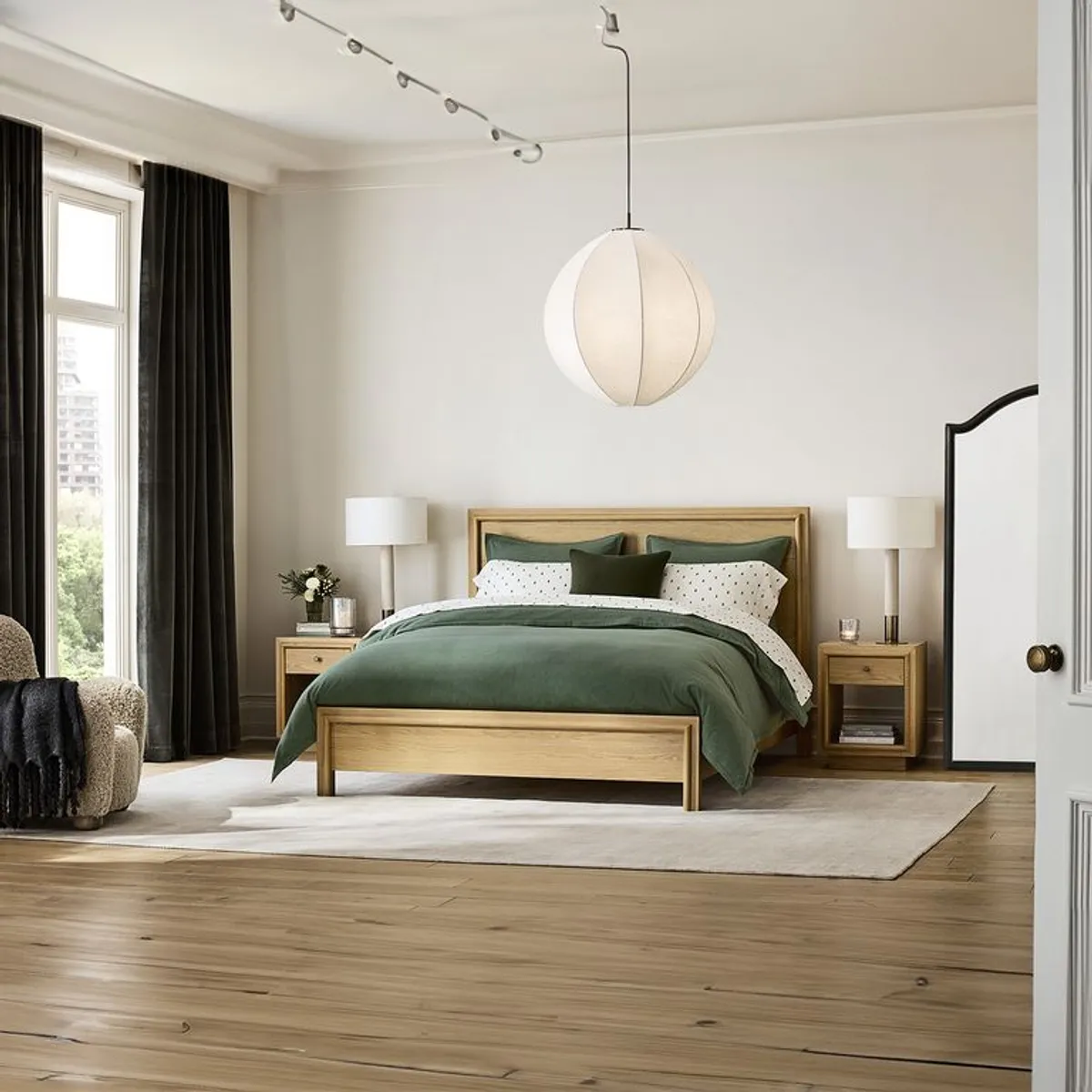 CRATE & BARREL - Espejo de Piso Manor 130x183cm