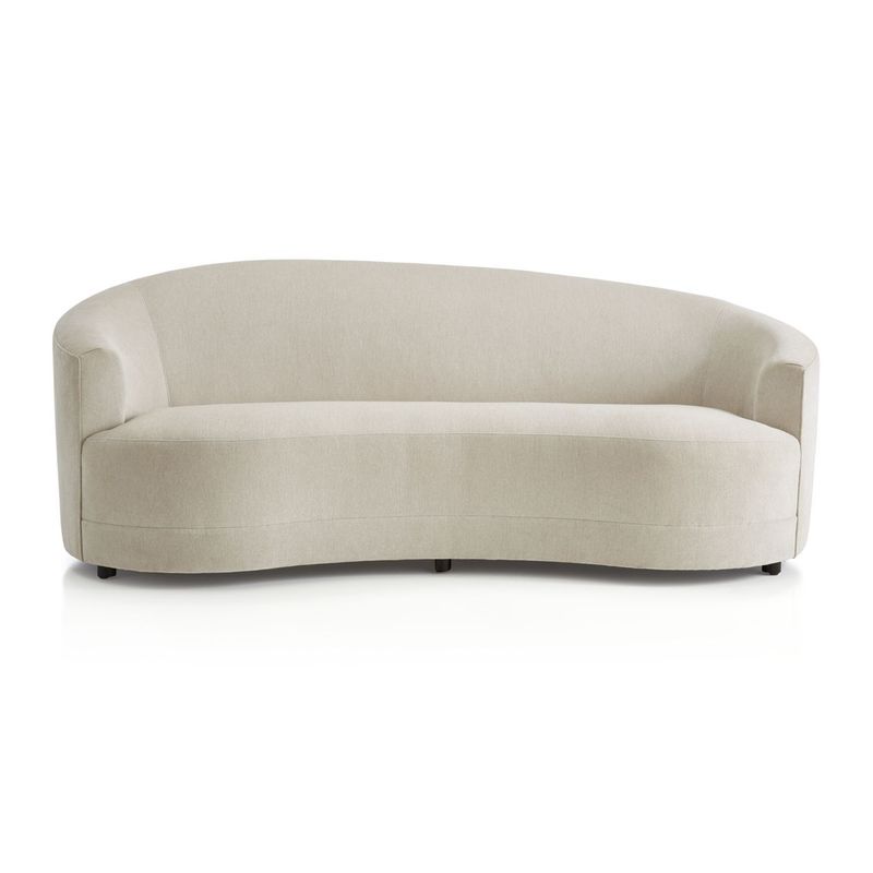 CRATE & BARREL - Sofá Infiniti con Estructura de Madera de 4 Cuerpos