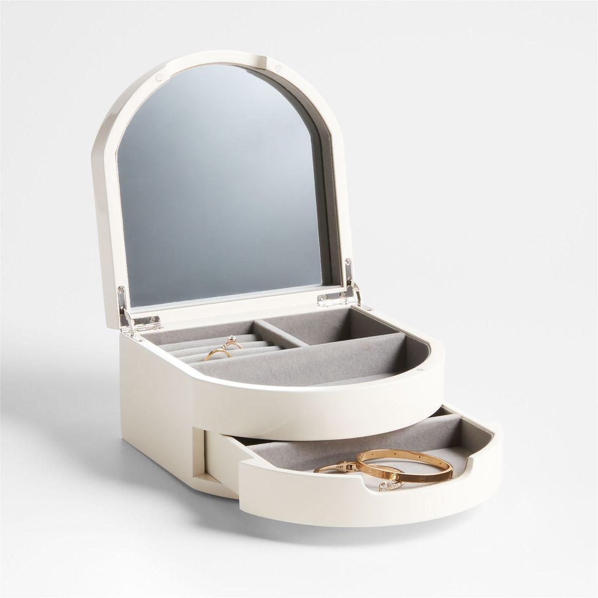 CRATE & BARREL - Joyero de Madera