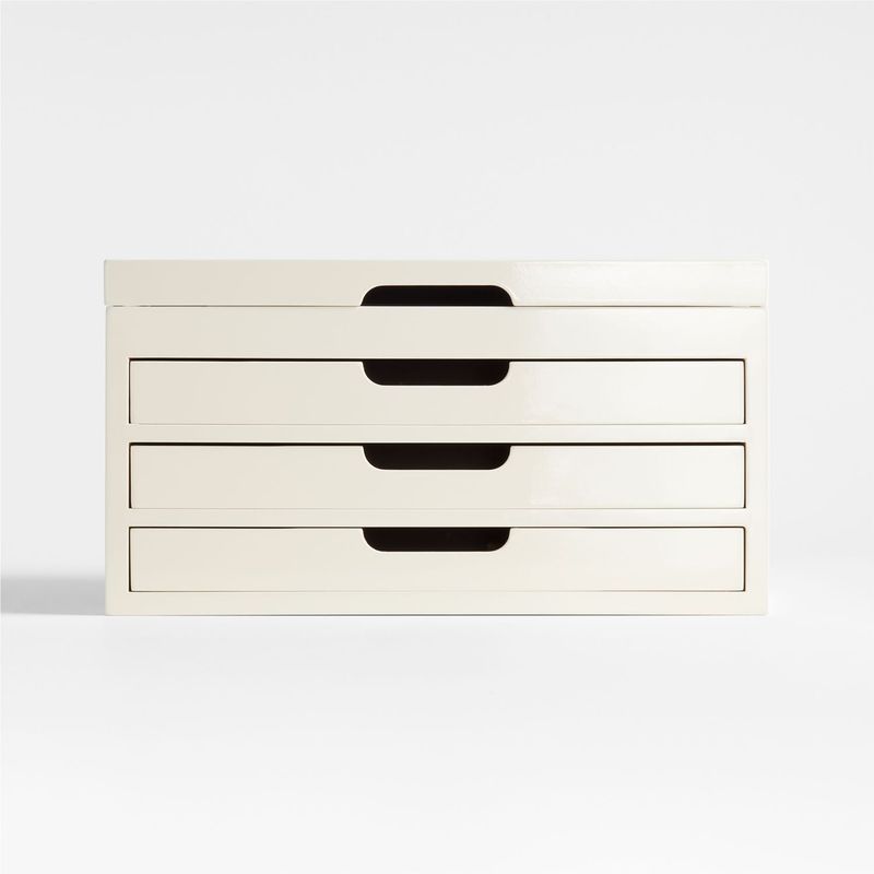 CRATE & BARREL - Joyero de Madera