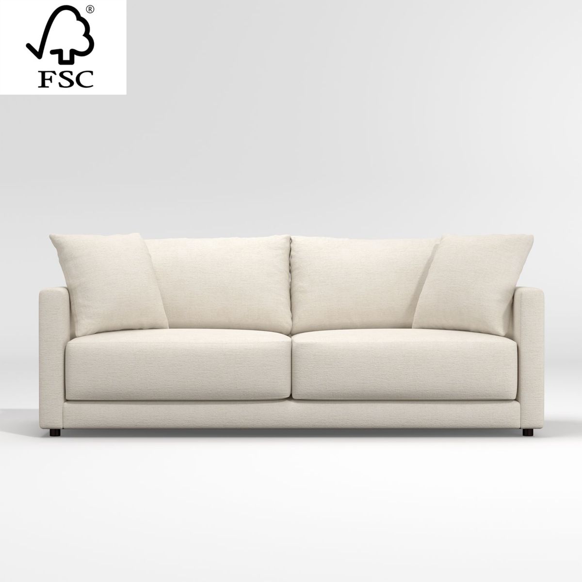 CRATE & BARREL - Sofá Gather 3 Cuerpos