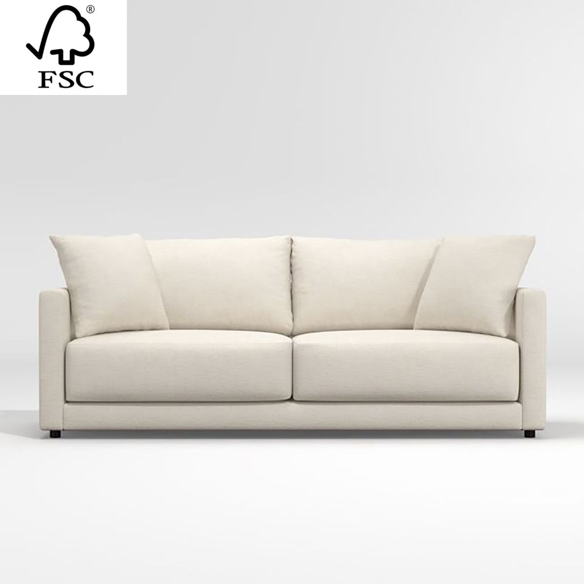 CRATE & BARREL - Sofá Gather 3 Cuerpos