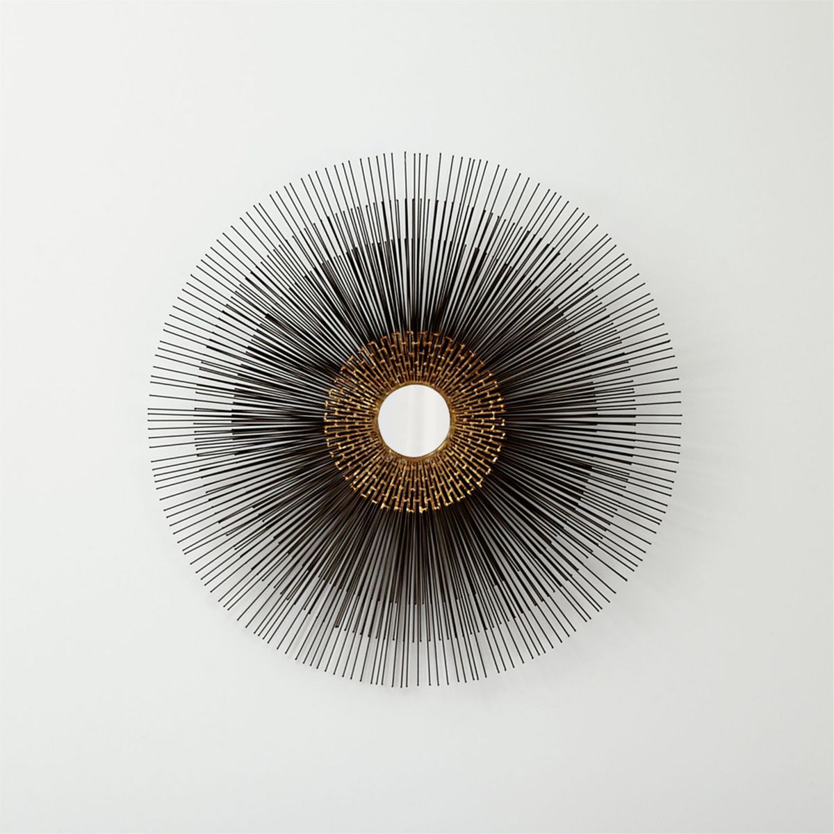 CRATE & BARREL - Espejo De Pared Redondo Starburst