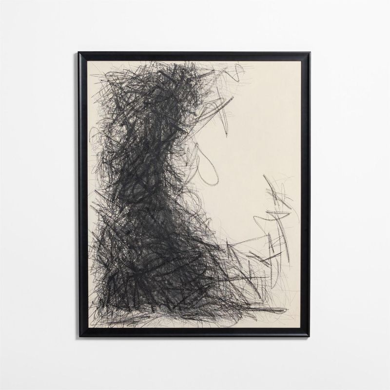 CRATE & BARREL - Cuadro "ash Etchings" 107x132cm