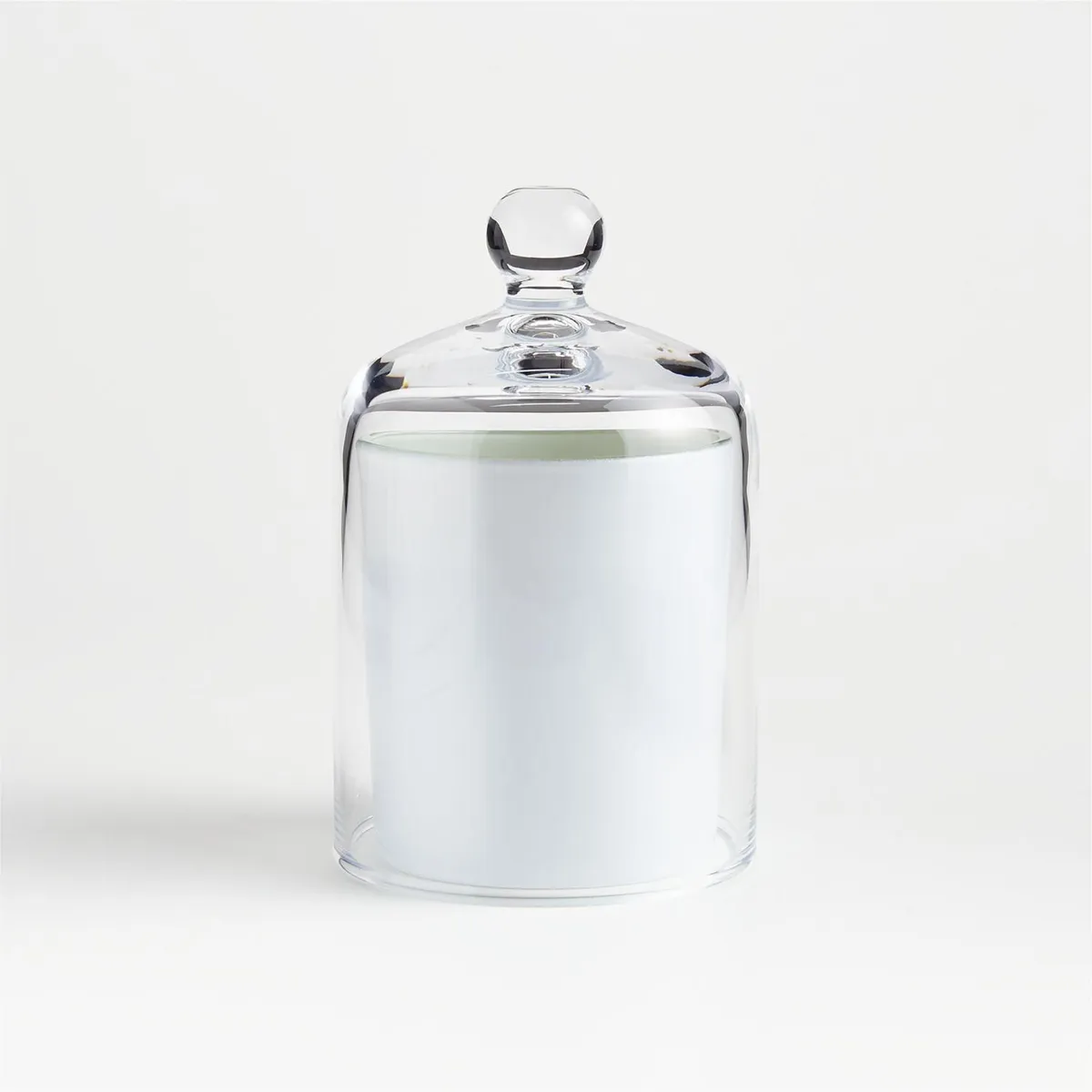 CRATE & BARREL - Cloche Redondo de Cristal Transparente