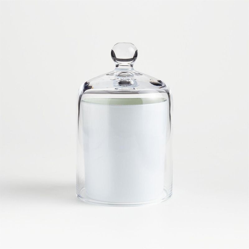 CRATE & BARREL - Cloche Redondo de Cristal Transparente