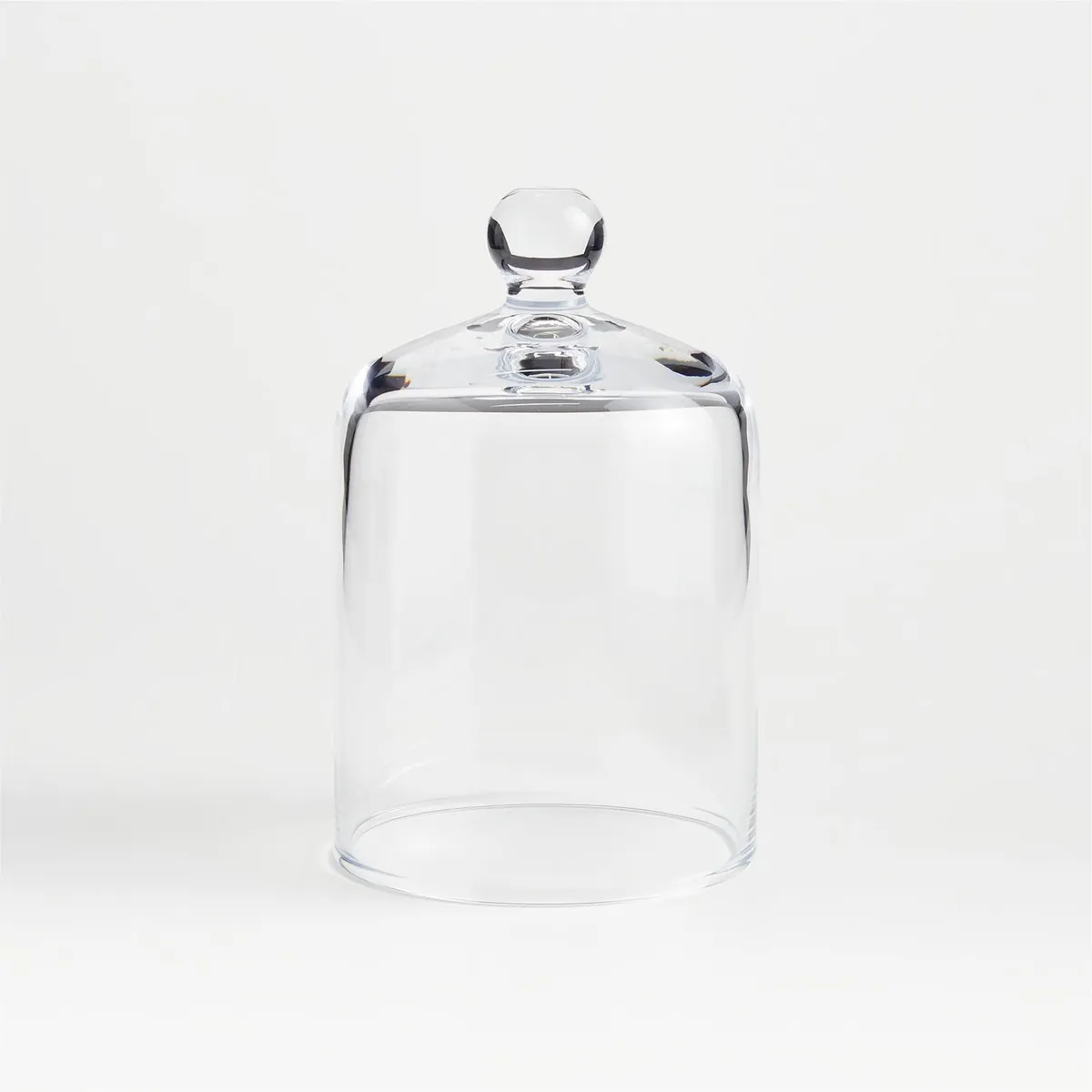 CRATE & BARREL - Cloche Redondo de Cristal Transparente