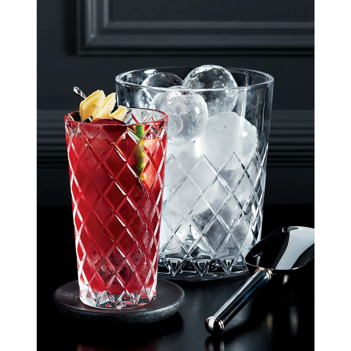 CRATE & BARREL - Juego de 4 Posavasos Cole
