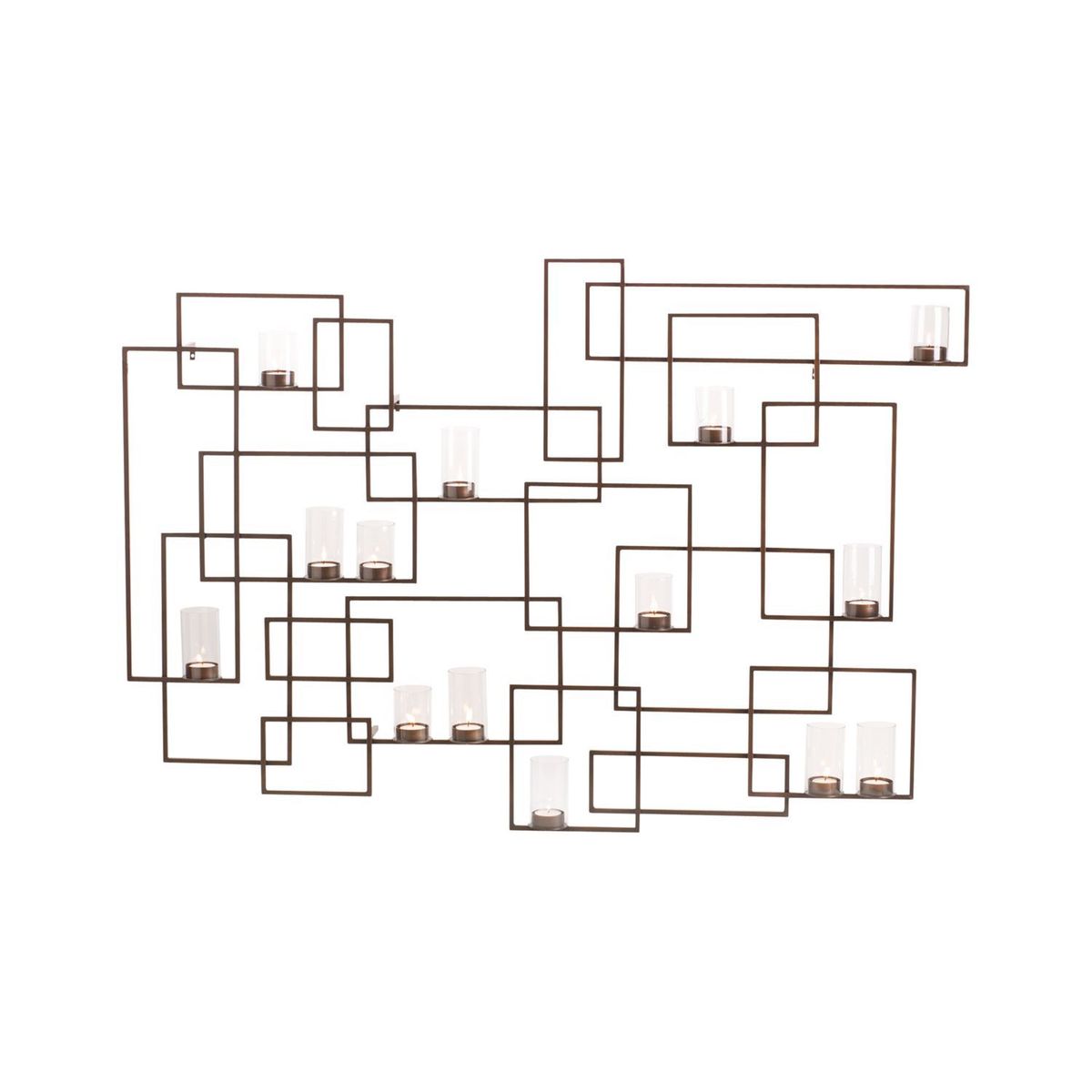 CRATE & BARREL - Candelabro para Pared de Metal Circuit