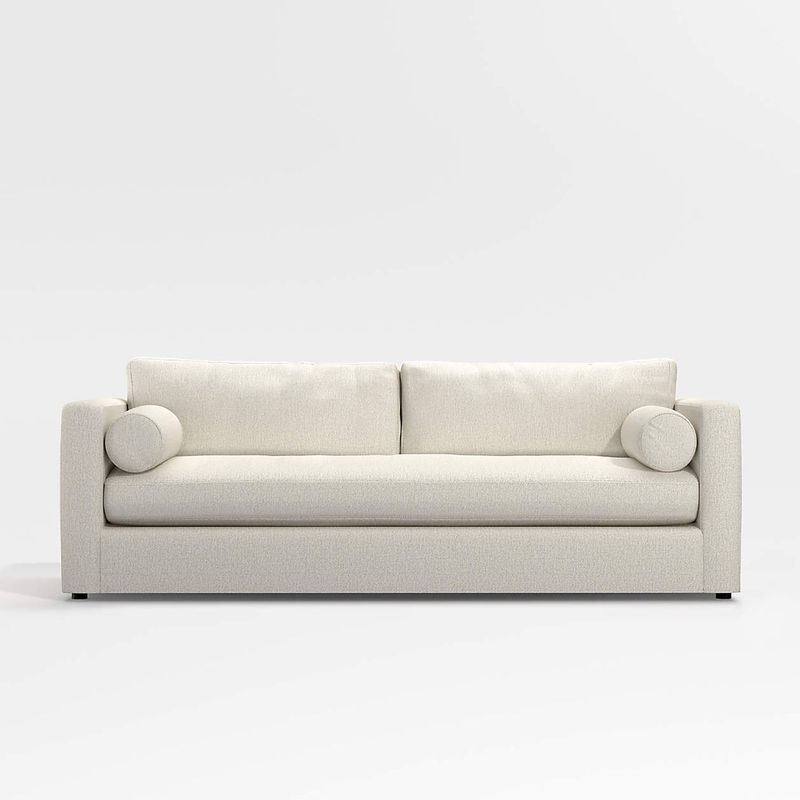 CRATE & BARREL - Sofá Cama Aris Quartz de 3 Cuerpos Queen