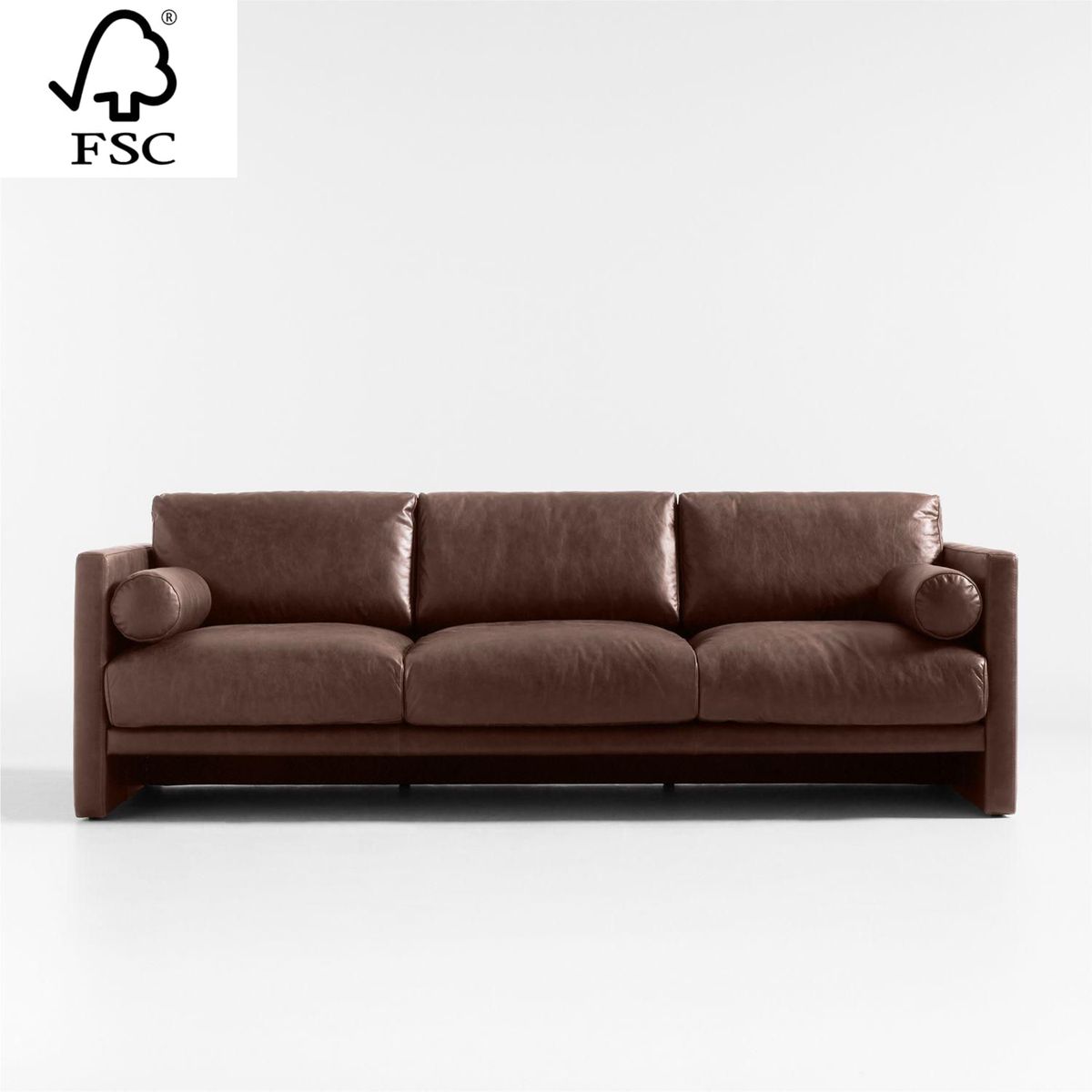CRATE & BARREL - Sofá Aviator 4 Cuerpos