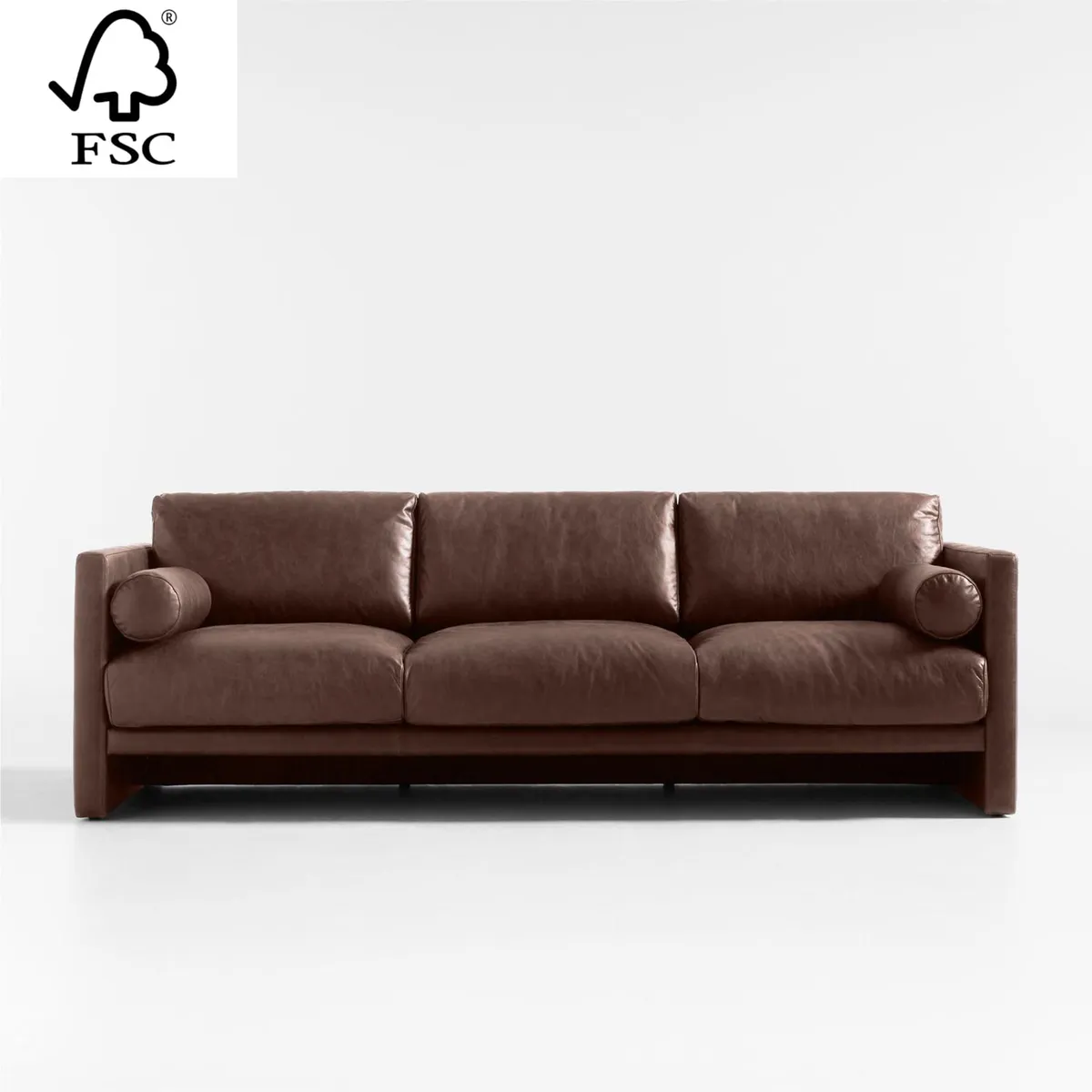 CRATE & BARREL - Sofá Aviator 4 Cuerpos
