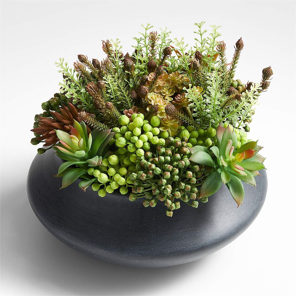 CRATE & BARREL - Arreglo De Suculentas Artificiales En Maceta