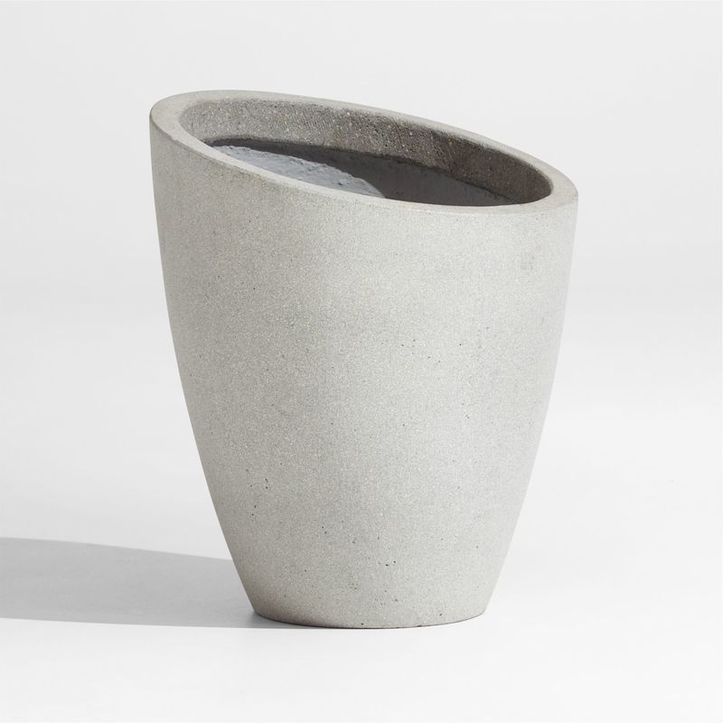 CRATE & BARREL - Maceta Slant Pequeña