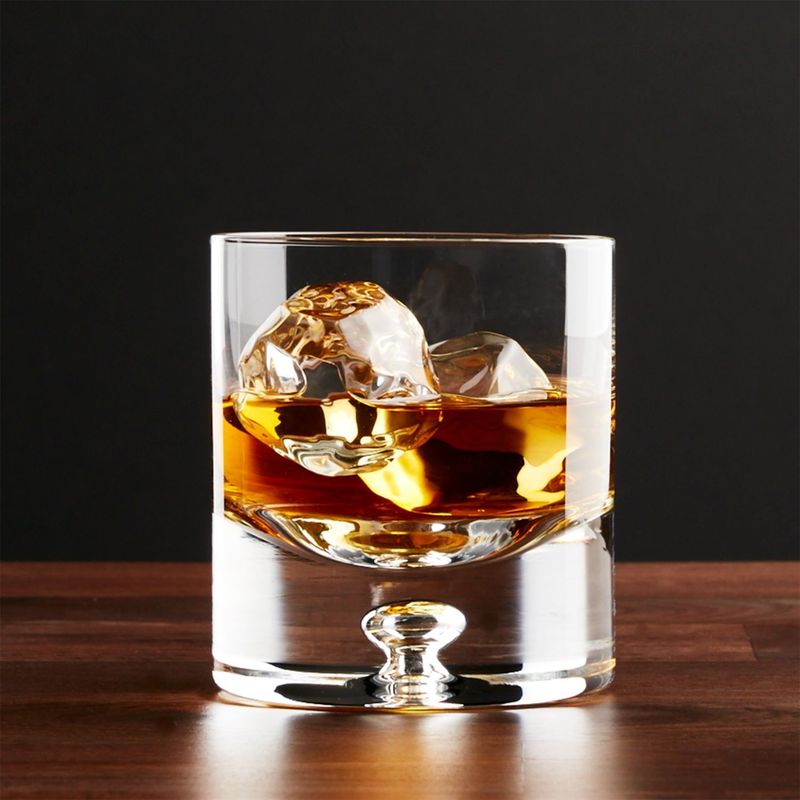 CRATE & BARREL - Vaso para Whisky Doble Direction