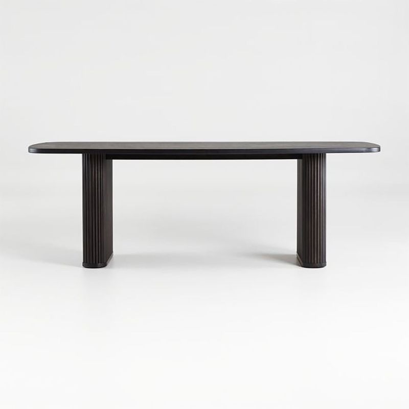 CRATE & BARREL - Mesa de Comedor Walton de Madera de Caucho (6 a 8 Puestos)
