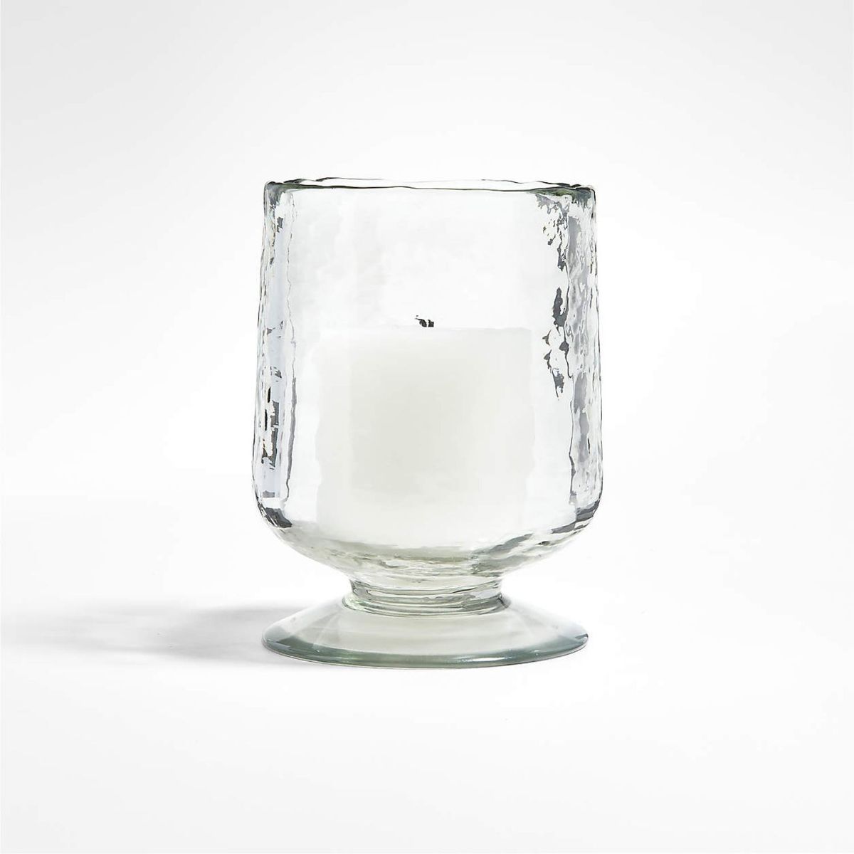 CRATE & BARREL - Portavelas Hurricane de Cristal