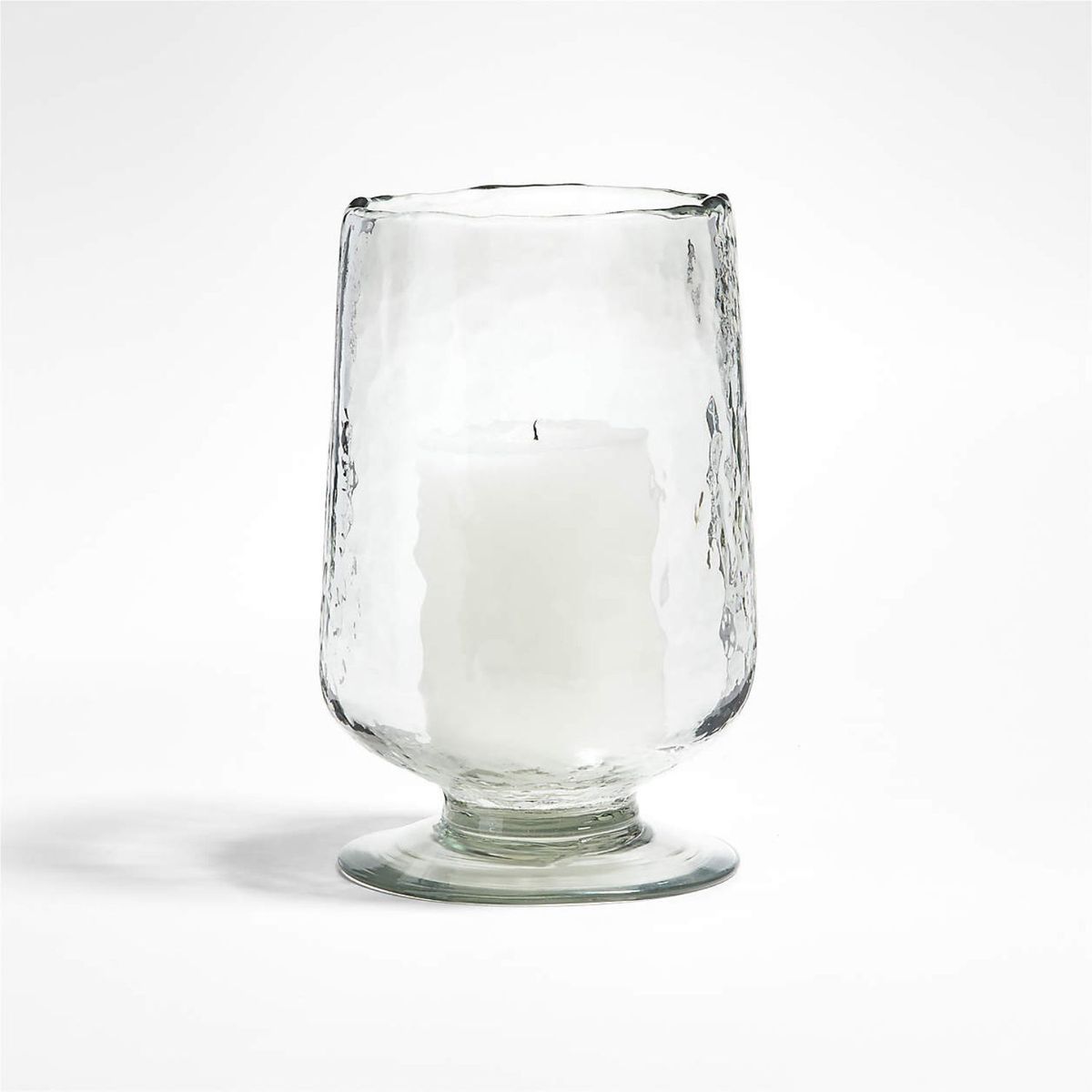 CRATE & BARREL - Portavelas Hurricane de Cristal
