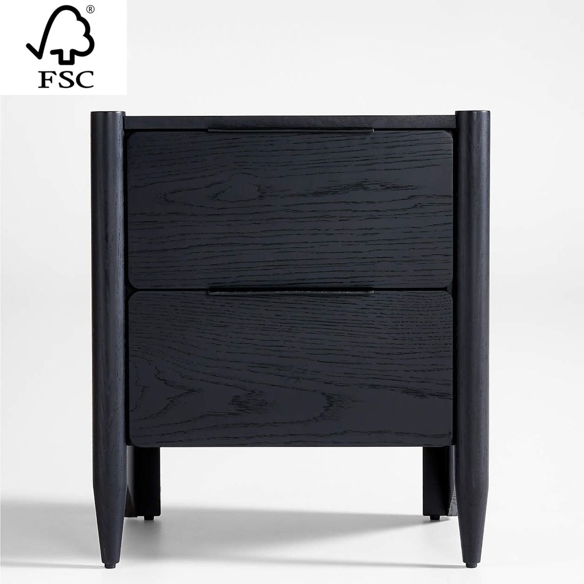 CRATE & BARREL - Mesa de Noche Casa 2 Cajones