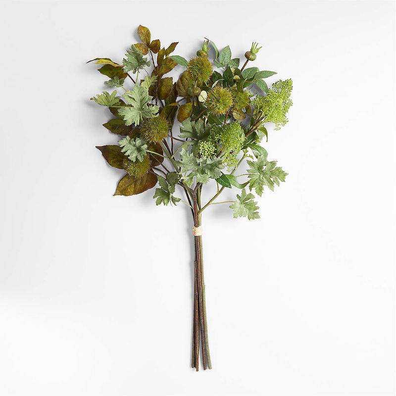 CRATE & BARREL - Rama Flor Bolas de Castaño 86cm