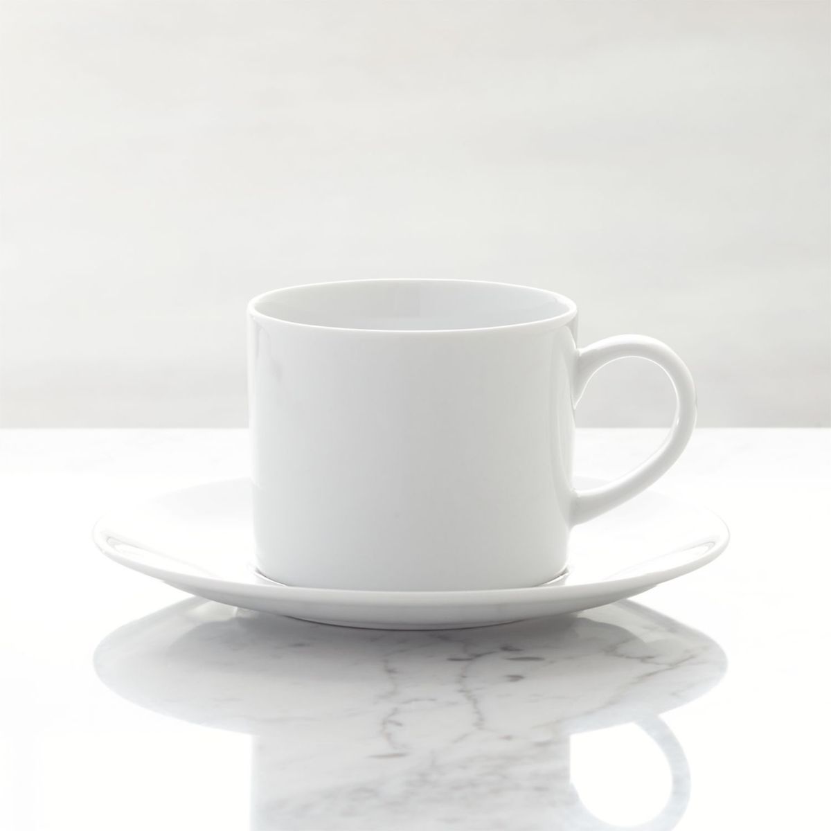 CRATE & BARREL - Taza con Plato Aspen